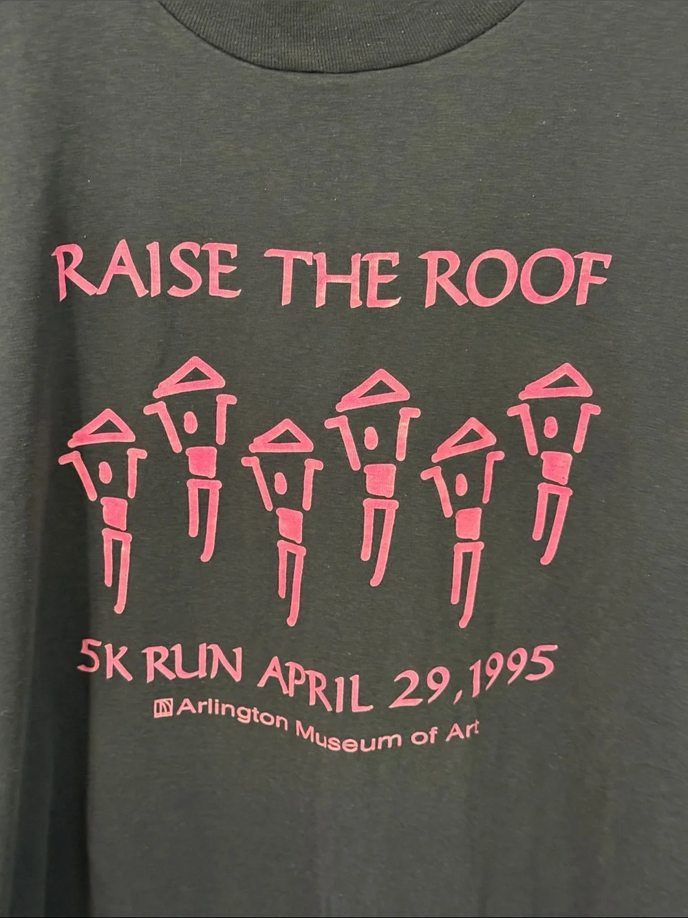 Vintage 1995 Raise The Roof 5k tshirt